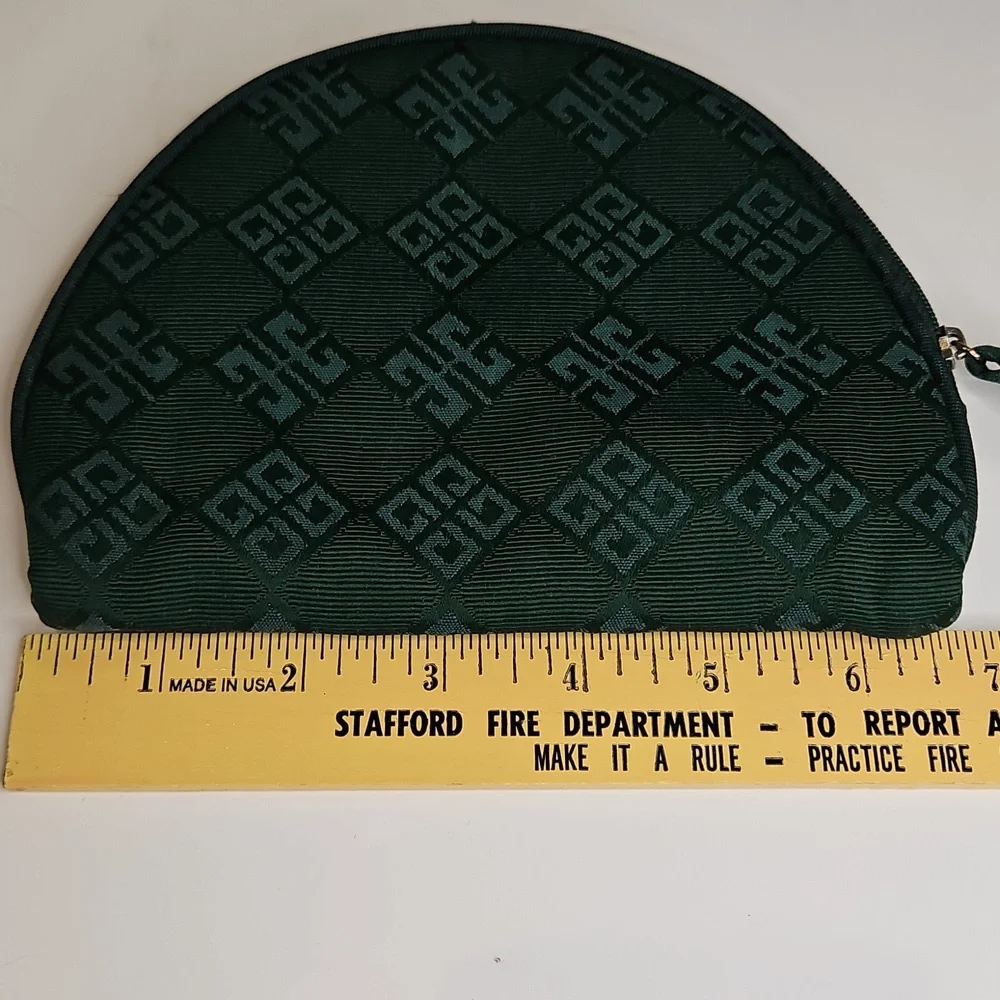 Givenchy Amarige Green Fabric Cosmetic Pouch